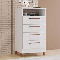 Cômoda Orion 100 MDF 4 Gavetas 1 Deck Cômoda Orion 100 MDF 4 Gavetas 1 Deck