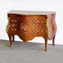 Cômoda Palaciana Marchetaria Mini Folhas Rico em Detalhes Cômoda Palaciana Marchetaria Mini Folhas Rico em Detalhes