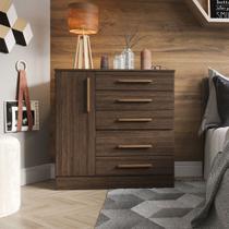 Cômoda para Quarto 1 Porta 5 Gavetas Advantage