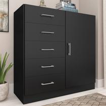 Cômoda para Quarto 1 Porta 5 Gavetas Miami