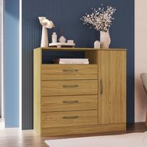 Cômoda para Quarto 1 Porta e 4 Gavetas Cômoda para Quarto 1 Porta e 4 Gavetas