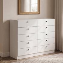 Cômoda para Quarto 10 Gavetas Linea