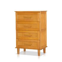 Cômoda para Quarto 100% Madeira 4 Gavetas França Imbuia
