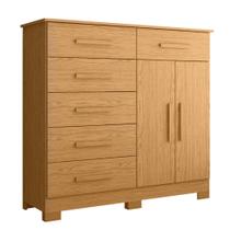 Cômoda Para Quarto 2 Portas 124cm Ester A02 Cinamomo - Mpozenato
