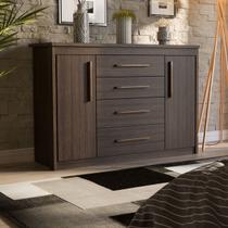 Cômoda para Quarto 2 Portas 4 Gavetas Elegance
