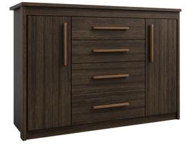 Cômoda para Quarto 2 Portas 4 Gavetas Elegance