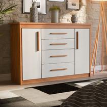 Cômoda para Quarto 2 Portas 4 Gavetas Elegance Cômoda para Quarto 2 Portas 4 Gavetas Elegance