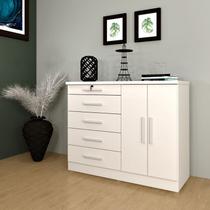 Cômoda para Quarto 2 Portas 5 Gavetas - Istambul-Neve - Tcil Móveis Cômoda para Quarto 2 Portas 5 Gavetas - Istambul-Neve - Tcil Móveis
