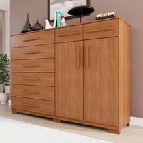 Cômoda para Quarto 2 Portas 8 Gavetas Esmeralda Expresso Móveis Cômoda para Quarto 2 Portas 8 Gavetas Esmeralda Expresso Móveis