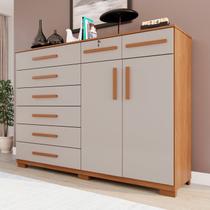 Cômoda para Quarto 2 Portas 8 Gavetas Esmeralda Expresso Móveis