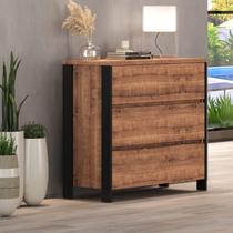 Cômoda para Quarto 3 Gavetas e 2 Portas M123