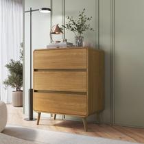 Cômoda para Quarto 3 Gavetas em Mdf e Mdp Curve