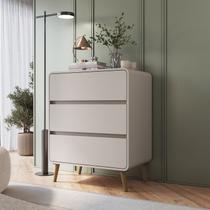 Cômoda para Quarto 3 Gavetas em Mdf e Mdp Curve