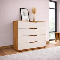 Cômoda para Quarto 4 Gavetas 90cm Madri