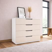 Cômoda para Quarto 4 Gavetas 90cm Madri