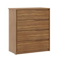 Cômoda para quarto 4 gavetas 92cm Átria D4010 Demartêz Amêndola Cômoda para quarto 4 gavetas 92cm Átria D4010 Demartêz Amêndola