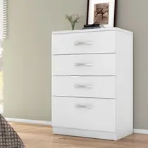 Cômoda para Quarto 4 Gavetas Alegria