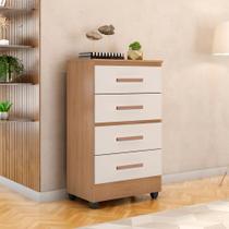 Cômoda para Quarto 4 Gavetas com Pés Lite
