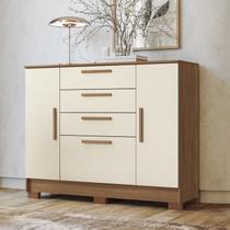 Cômoda para Quarto 4 Gavetas e 2 Portas Pinhais