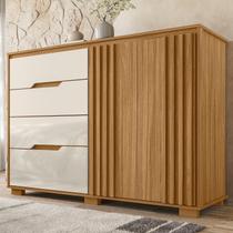 Cômoda para Quarto 4 Gavetas e 2 Portas Texas