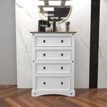 Cômoda para Quarto 4 Gavetas Madeira Maciça