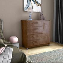 Cômoda para Quarto 4 Gavetas New Julia