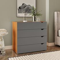 Cômoda para Quarto 4 Gavetas Porto