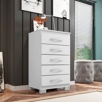 Cômoda para Quarto 5 Gavetas Clássico Itapema