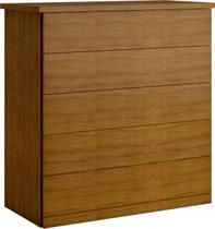 Cômoda para quarto 5 gavetas corediças Capri Bianchi