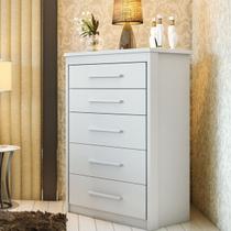 Cômoda para Quarto 5 Gavetas Elegance