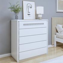 Cômoda para Quarto 5 Gavetas MDF Unique