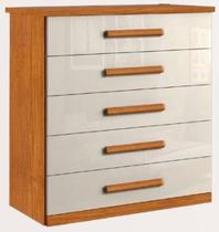 Cômoda para quarto 5 gavetas Toronto Bianchi Cômoda para quarto 5 gavetas Toronto Bianchi