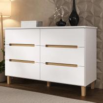 Cômoda para Quarto 6 Gavetas MDF Logan Yescasa Cômoda para Quarto 6 Gavetas MDF Logan Yescasa