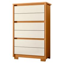 Cômoda para Quarto 6 Gavetas MDP Duo
