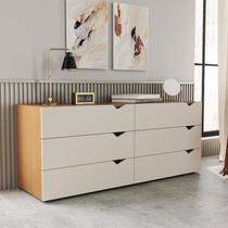 Cômoda para Quarto 6 Gavetas Porto