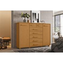 Cômoda para Quarto 7 Gavetas e 2 Portas Fontana