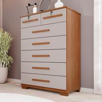 Cômoda para Quarto 7 Gavetas Topázio Expresso Móveis Cômoda para Quarto 7 Gavetas Topázio Expresso Móveis