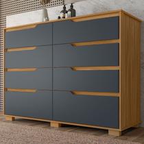 Cômoda para Quarto 8 Gavetas 147cm Georgia