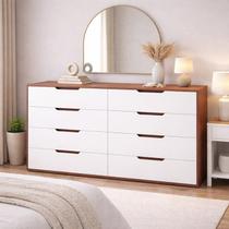 Cômoda para Quarto 8 Gavetas 150cm Madri Cômoda para Quarto 8 Gavetas 150cm Madri