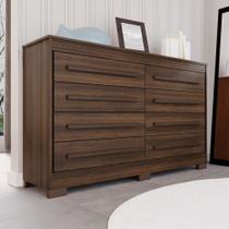 Cômoda para Quarto 8 Gavetas Diamante Expresso Móveis