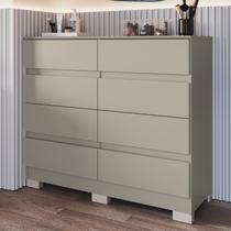Cômoda para Quarto 8 Gavetas Lara