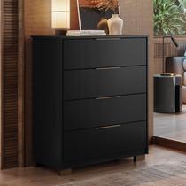 Cômoda para Quarto com 4 Gavetas Alia com Pés Alia
