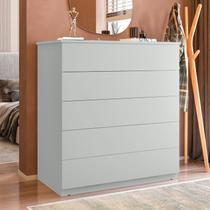 Cômoda para Quarto com 5 Gavetas 86,8cm X 91,5cm Compacta