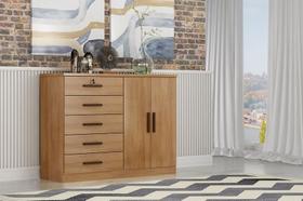 Cômoda para Quarto com Sapateira 5 Gav - Seul Novo Horizonte Cômoda para Quarto com Sapateira 5 Gav - Seul Novo Horizonte