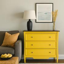 Cômoda para Quarto em Mdf 3 Gavetas Amsterdã