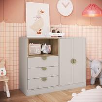 Cômoda para Quarto Infantil com Nichos Lille Arenas