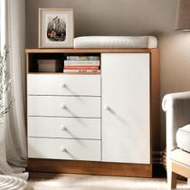 Cômoda Para Quarto Infantil Petit Com Trocador 4 Gavetas e Sapateira Cômoda Para Quarto Infantil Petit Com Trocador 4 Gavetas e Sapateira