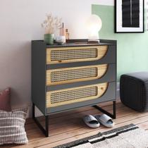 Cômoda para Quarto MDF/MDP com 3 Gavetas Apolo