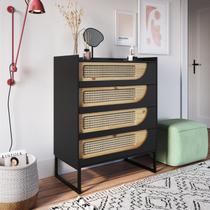 Cômoda para Quarto MDF/MDP com 4 Gavetas Apolo Cômoda para Quarto MDF/MDP com 4 Gavetas Apolo
