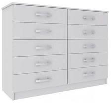 Comoda parati 10 gavetas - branca